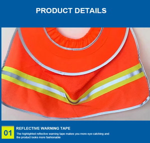 หมวกแบบแข็งสะท้อนแสงมองเห็นได้ชัดเจนหมวกสะท้อนแสงตาข่ายเต็มหมวกกันแดด - Product Image 6
