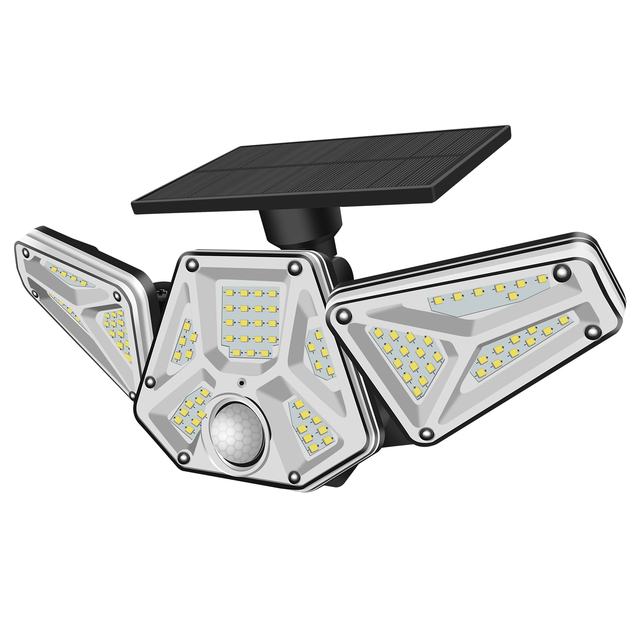 113Led Motion Sensor Solar Power Led Wall Light Solar Lamp Solar Wall Fence Light for Outdoor Garden