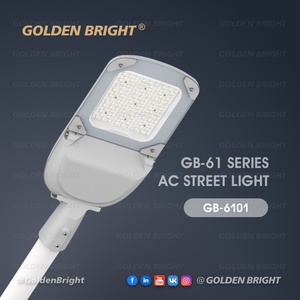 Lámpara LED de Calle de Alta Potencia AC, 60W, Diseño de Ala de Murciélago, Distribución de Luz Dorada Brillante - Product Image 2