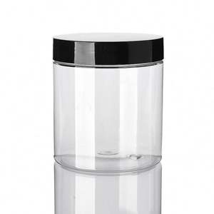 Bocaux en plastique pour soins de la peau 500ml/600ml/800ml/1000ml, pots cosmétiques à visser, contenants rechargeables pour baume de maquillage, idéaux pour les voyages - Product Image 2