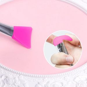 Ensemble de brosses à masque facial en silicone personnalisables, applicateur de boue faciale flexible, outils pour masques à l'argile et au charbon doux - Product Image 5
