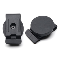 Support magnétique à dégagement rapide en néodyme recouvert de caoutchouc pour ceinture, pince de fixation pour accessoires en fer, clip de ceinture