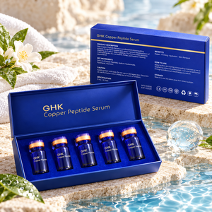 Suero de Cobre GHK, Directo de Fábrica, OEM ODM, Suero Facial Hidratante y Reparador para una Piel Suave - Product Image 4