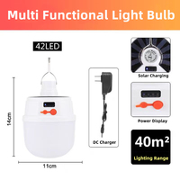 Camping Led Bombilla de luz solar Recargable Luz DE EMERGENCIA Al Aire Libre Solar Led Luz impermeable