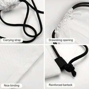 Sac Palestine en polyester et nylon, livraison rapide, design personnalisé, impression avec cordon de serrage, cadeau, sac drapeau Palestine - Product Image 5