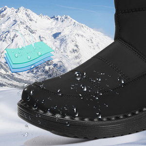 <span class=keywords><strong>Bottes</strong></span> d'<span class=keywords><strong>hiver</strong></span> classiques polyvalentes résistantes aux taches à la mode pour femmes Chaudes Semelles épaisses Fermeture éclair latérale Design <span class=keywords><strong>Randonnée</strong></span> en plein air Quotidien <span class=keywords><strong>Bottes</strong></span> <span class=keywords><strong>de</strong></span> neige - Product Image 5