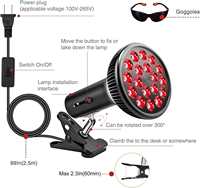 Lampe de thérapie par lumière infrarouge en gros, ampoule LED 660nm 850nm pour le soulagement de la douleur corporelle et faciale et les soins de la peau