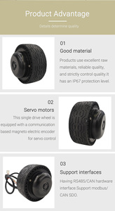 Bánh xe AGV tiết kiệm không gian TZBOT tích hợp mô-tơ servo với lực kéo tối đa 60kg - Product Image 4
