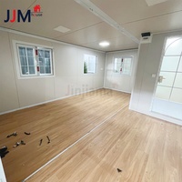 Villa de luxe moderne préfabriquée en acier léger, prête à l'emploi, extensible, type conteneur, 40 pieds x 20 pieds, 2 à 5 chambres, bureau, salon
