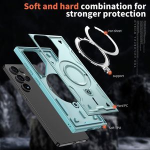 เคสโทรศัพท์มือถือแบบแม่เหล็กห่วงโลหะทนทานสำหรับ Samsung 24 Ultra - Product Image 4