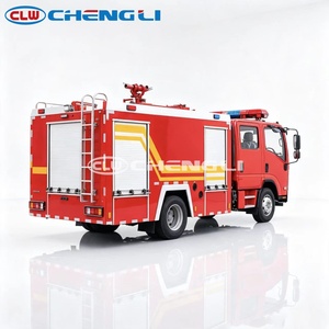 Camion de pompiers 1SUZU avec réservoir d'eau et mousse, véhicule de lutte contre les incendies 4x2 manuel pour zones résidentielles et commerciales - Product Image 4