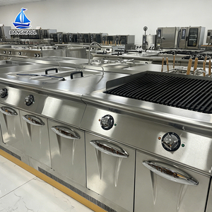 Industrial-Grade Griddle Heavy Duty Stainless Steel Countertop Flat Top Grill Half Grooved Cooking Plate Unit - Product Image 6