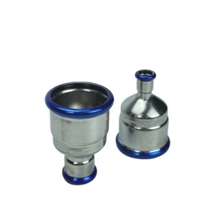 DVGW 304 316L Chất lượng cao M typev loại hồ sơ thép không gỉ Báo Chí lắp ống giảm tốc với đầu đồng bằng - Product Image 4