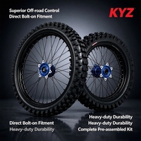 Ensemble de roues à rayons en alliage anodisé KYZ CNC 7116-T6 21/18 pouces Supermoto avec pneus Kenda pour Surron Ultra Bee Talaria Off-Road Racing Pro