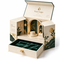 Boîte cadeau créative en carton 3D, boîte rigide recyclable avec scène pop-up pour anniversaire, Saint-Valentin, fête des mères