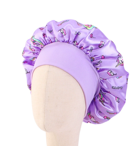 Vente en gros d'accessoires pour cheveux <span class=keywords><strong>Bonnet</strong></span> pour enfants bébé dessin animé <span class=keywords><strong>Bonnet</strong></span> pour adorable fille <span class=keywords><strong>Bonnet</strong></span> soyeux à bande élastique pour enfant - Product Image 2