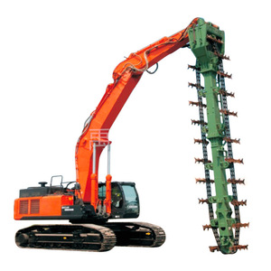 Tarière rotative de 30 m avec tête de mélange bleue pour la remédiation des sols et le traitement des boues - Product Image 5