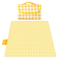 Tapis de pique-nique pliable en tissu Oxford imperméable et durable avec logo personnalisé pour l'été, idéal pour la plage, les voyages, le camping, le parc et la randonnée