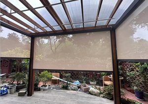 <span class=keywords><strong>Store</strong></span> motorisé Bluetooth, coupe-vent, volet de jardin, écran zippé, bâche de bureau, rideau de <span class=keywords><strong>terrasse</strong></span>, stores à fermeture éclair - Product Image 3