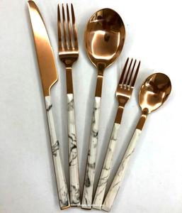 Groothandel Bestek Sets Plastic Handvat Goud Roestvrij Stalen Bestek <span class=keywords><strong>Set</strong></span> - Product Image 2