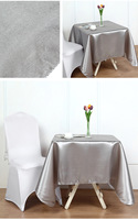 Nappe en polyester tissée, résistante aux plis, lavable, anti-taches et imperméable pour tables à manger, buffets, fêtes et camping