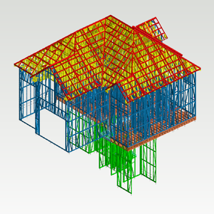 중국 도매 고급 주택 조립식 빌라 조립식 LGS 하우스 - Product Image 6