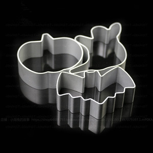 Halloween Cookie Cutters Pumpkin Ghost Bat Aluminum Alloy Baking Molds For Cookies And Pineapple Cakes - Product Image 3