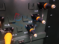 Transformateur triphasé de type coffret haute tension 1500 KVA 24 KV/480 V à faible bruit et faibles pertes.