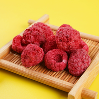 Frambuesas Deshidratadas Dulces, Ricas en Antioxidantes y Vitaminas Naturales, Frutos Secos Crujientes, Ideales para Postres, Yogur y Preparación de Bebidas