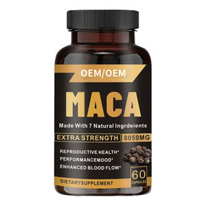 Капсулы натурального черного маки для мужчин: травяная добавка для повышения энергии, выносливости и жизненной силы. OEM/Private Label. - Product Image 1