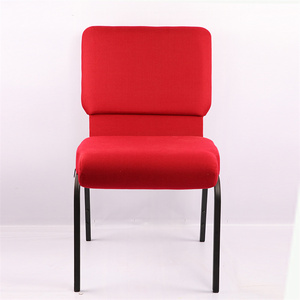 2024 pas cher en gros église rouge chaire auditorium chaises meubles de théâtre empilables pour églises - Product Image 6