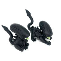 Nouvelle Décoration Créative Alien pour Bibliothèque, Décoration d'Halloween, Article Tendance Imprimé en 3D PLA pour l'Exportation