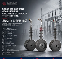 Transformateur de courant extérieur Protection Core 600/5A 10P10 Classe LZW43-10 10kV pour application en appareillage de commutation