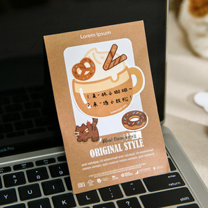 สติกเกอร์โน้ตแบบเหนียว 36 ชิ้นต่อแพ็ค ซีรีส์ Milk Foam <span class=keywords><strong>Cafe</strong></span> ลายขนมหวาน เหมาะสำหรับนักเรียนและโต๊ะทำงานในสำนักงาน - Product Image 4