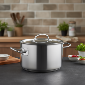Pentola Alta Chef Classic da 3 Qt in Acciaio Inossidabile con Coperchio per Uso su Fornello - Product Image 3