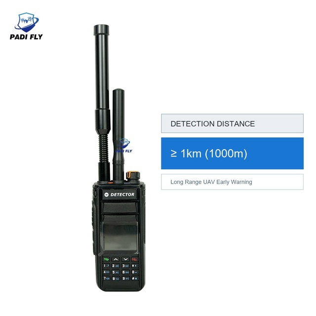 Remote Control Defense Drone Accessories 300-6200MHz 1km Coverage Handheld FPV Detector Type-C Interface 6 Hours Battery Life