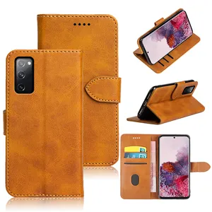 Portemonnee Lederen Telefoonhoesje Voor Samsung Galaxy S23 S22 S30 S20 S10 Lite S9 Plus Ultra Fe Flip Cover