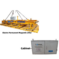Lève-charge magnétique électro-permanent personnalisé à haute efficacité et à économie d'énergie pour le chargement et le déchargement de tôles d'acier coupées au plasma