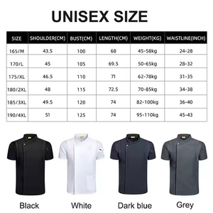 เสื้อเชฟสองชั้นสำหรับผู้ช่วยในครัว, เสื้อเชฟสองชั้นเสื้อเชิ๊ตใส่ได้ทั้งชายและหญิง - Product Image 4