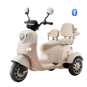 <span class=keywords><strong>Moto</strong></span> électrique pour enfants avec sièges en plastique et télécommande pour bébé, véhicule à batterie pour garçons et filles - Product Image 2