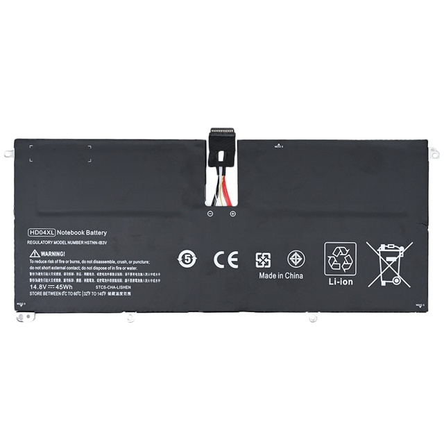 14.8V 45WH HD04XL Hot Sale Wholesales Replacement Battery HD04XL for HP New HD04XL XT 13-2021tu 13-2000eg Xt Laptop Battery