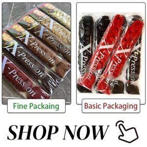 Amily Wholesale Perruque Géante <span class=keywords><strong>Africaine</strong></span> 82 Pouces 165g Fibre Droite Haute Température Extension Yaki Trame Simple Carte en Carton XP - Product Image 2