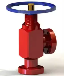 Válvula de estrangulamento de agulha ajustável flangeada hidráulica de alta qualidade API 6A para poço de petróleo