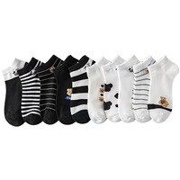 Chaussettes en coton mignonnes pour adolescentes vente en gros Ins chaussettes d'élite de dessin animé d'usine