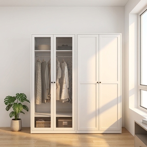 Armoires de rangement pour vêtements, armoire en métal, meubles de chambre à coucher - Product Image 1
