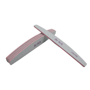 Lime à ongles en vente chaude avec grain 80-240, secrets de beauté, lime à ongles en émeri, motif droit pour ongles naturels - Product Image 1