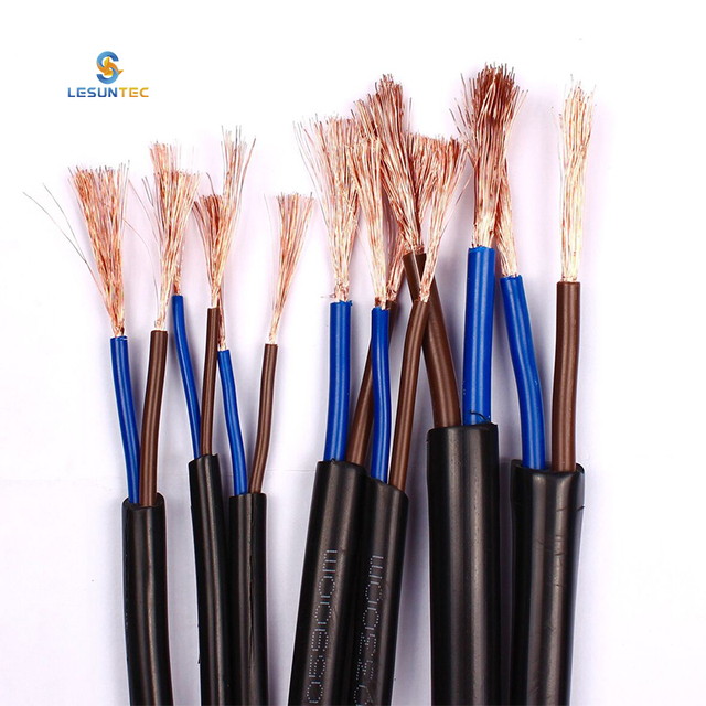 Lesun High Quality CCC 60227 IEC 53 (RVV) 300V 500V PVC Jacket Multi Core Flexible Wire Power Cable