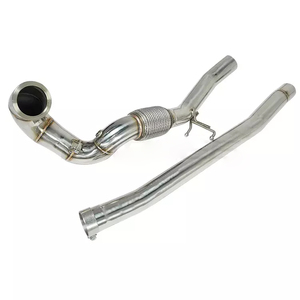 Tuyau d'échappement en acier inoxydable GRWA pour <span class=keywords><strong>Audi</strong></span> S3VW GOLF R MK7 EA888 8V 2.0T - Product Image 1