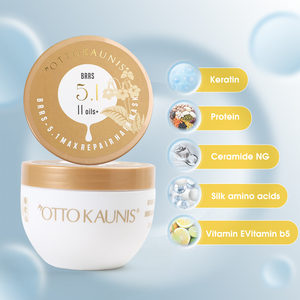 Marchio OEM Max riparazione <span class=keywords><strong>maschera</strong></span> per <span class=keywords><strong>capelli</strong></span> sbiancata per <span class=keywords><strong>capelli</strong></span> trattamento di riparazione profonda ricca di proteine di collagene cheratina per secco danneggiato crespo - Product Image 4