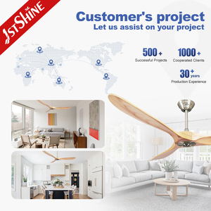 พัดลมเพดาน 1stshine ใบมีดไม้<span class=keywords><strong>แฟน</strong></span>ซีแห่ง<span class=keywords><strong>ชาติ</strong></span> APP สมาร์ทโฮมควบคุมพัดลมเพดาน OEM - Product Image 5
